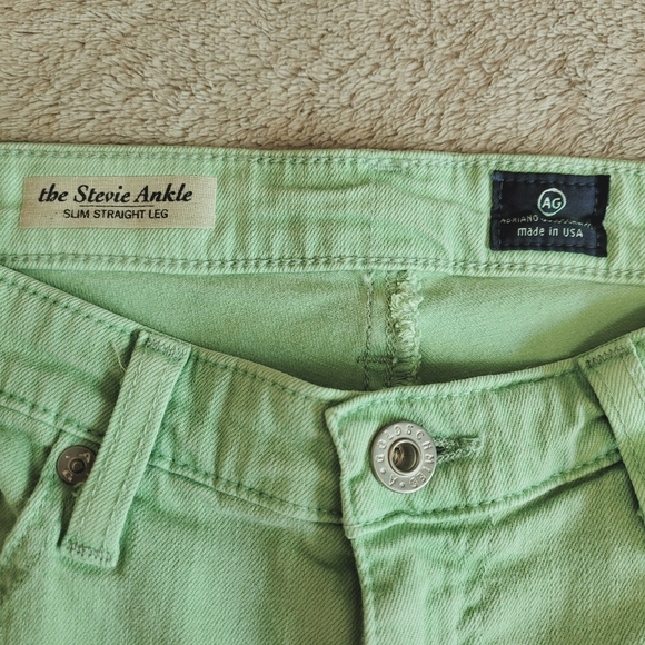 AG Adriano Goldschmied The Stevie Ankle Slim Straight Leg jeans size 29​ - Picture 9 of 10